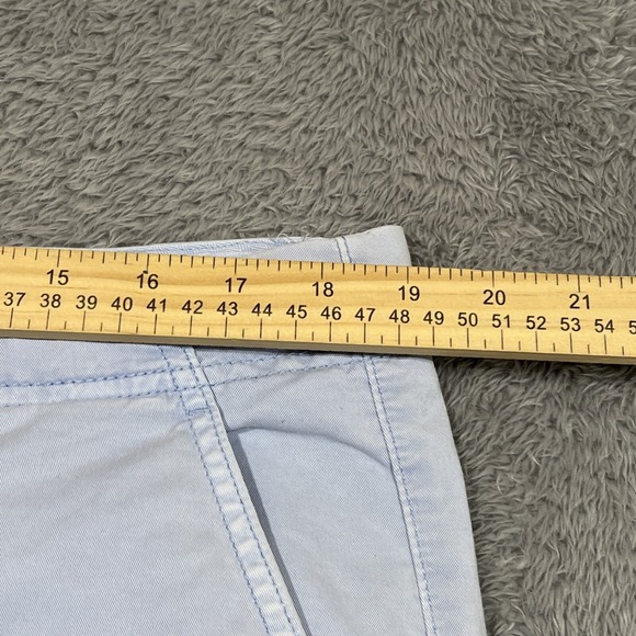 Banana Republic Boyfriend Pants Women's 14 38x28 Light Blue Wide Leg Chino - Picture 11 of 13